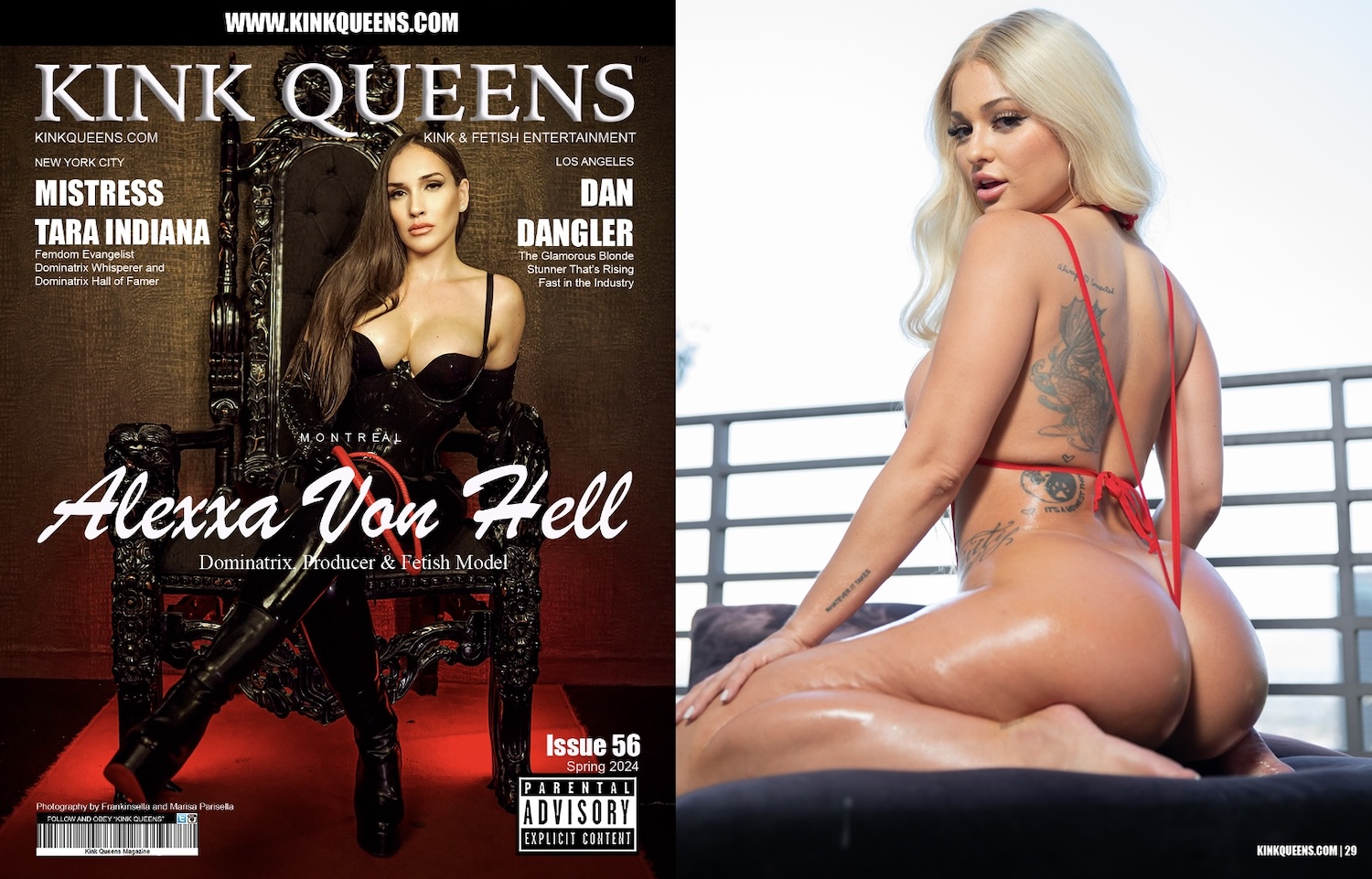 Dan Dangler Scores Her 1st Mag Feature with Issue 56 of Kink Queens Mag –  AIPdaily.com