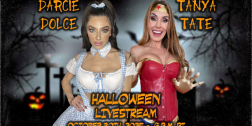 Tanya Tate and Darcie Dolce Cast a Spell with a Spooky, Sexy Halloween-Themed OnlyFans Live Show