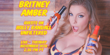 Britney Amber Returns To Holly Randall Unfiltered For Live Nov. 18 Show