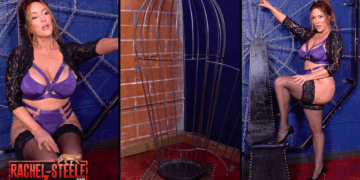 Rachel Steele Locks In Her Latest Solo Femdom POV Fantasy in Mistress Cucks Husband with a BBC