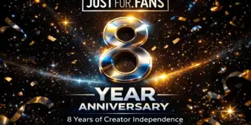 JustFor.fans Marks Eight Years as Model-First Creator Platform - Image 01 (February 18, 2026)