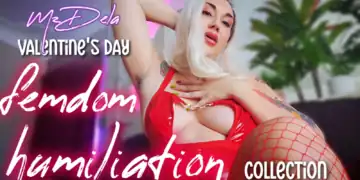 Mz Dela Florez Launches Valentine's Day Femdom Humiliation Collection: Five Clips to Ruin Beta Males! - Image 01 (February 19, 2026)