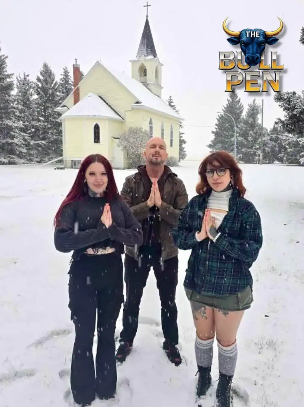 TrustyFans Bull Pen Content House Snowy Canadian Scene - Image 01 (February 12, 2026)