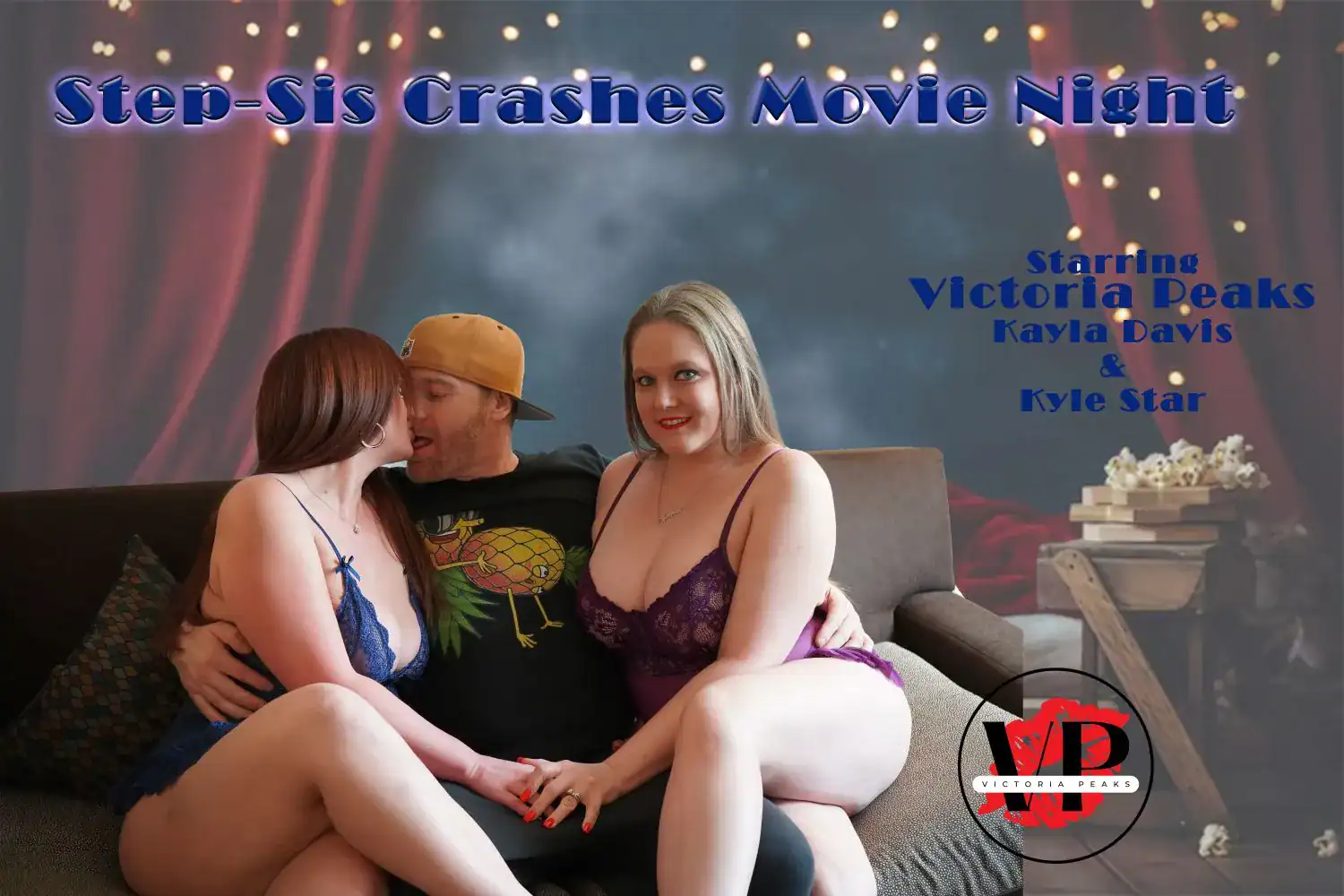 Victoria Peaks Turns Movie Night into Mischief in “Step-Sis Crashes Movie Night” - Image 01 (March 23, 2026)