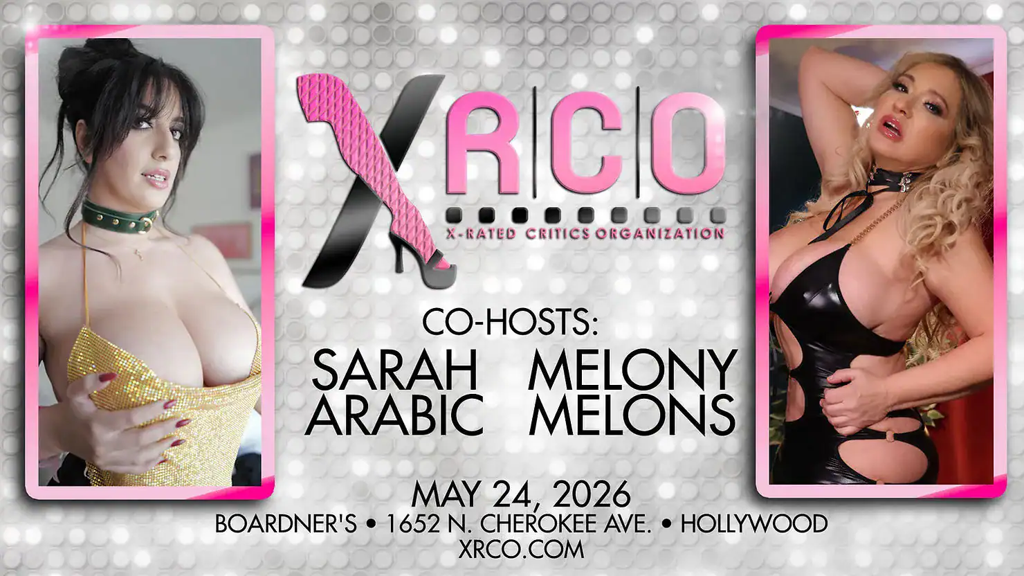 XRCO Awards Announces Co-Hosts for 42nd Annual Show - Image 01 (March 28, 2026)