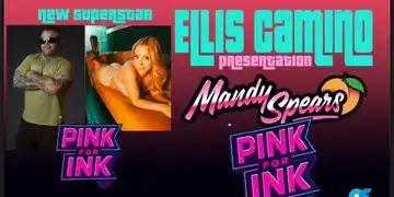 Mandy Spears JOINS 2X Nominated Fan-Favorite Indie Male Creator Ellis Camino’s “Pink for Ink” Series - Image 01 (April 8, 2026)