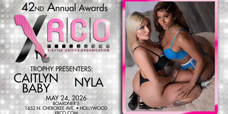 XRCO Awards Names Caitlyn Baby and Nyla as Trophy Presenters for 42nd Annual Show - Image 01 (April 12, 2026)