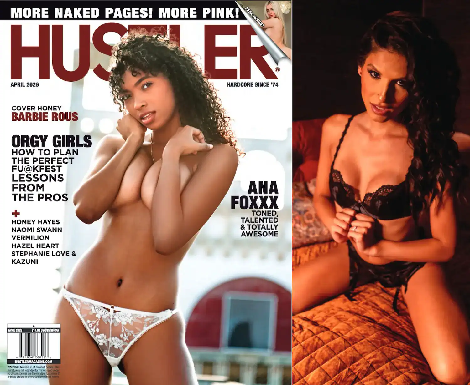 Zariah Aura Spotlighted in Hustler Mag Feature on Orgies - Image 01 (April 24, 2026)