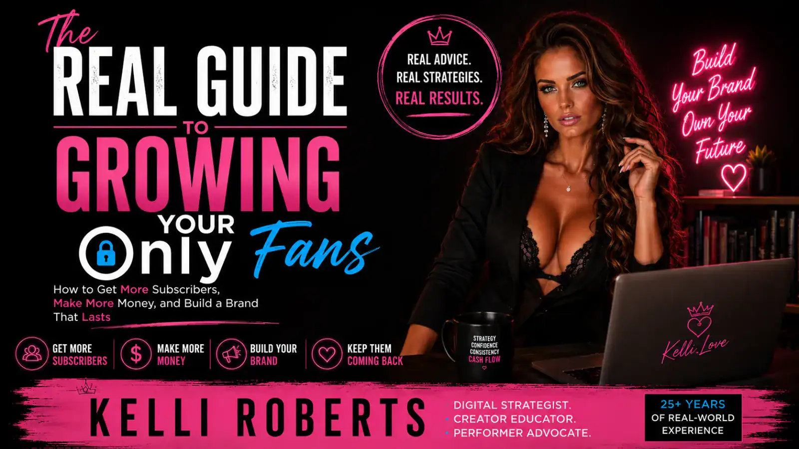 Kelli Roberts Releases New Book Teaching OnlyFans Creators How to Build Long-Term Success - Image 01 (June 17, 2026)