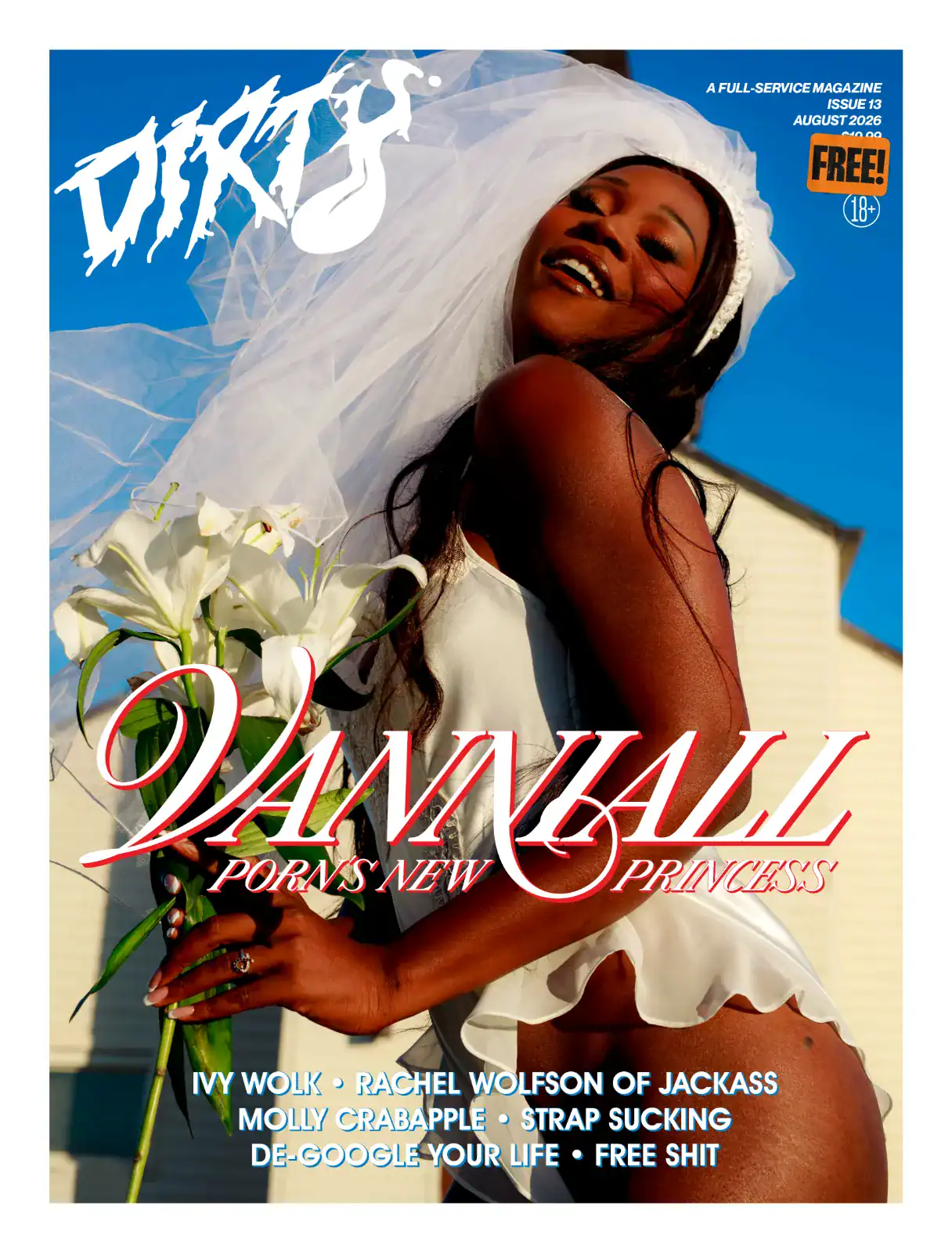 Vanniall Reigns as “Porn’s New Princess” on August Cover of DIRTY Magazine - Image 01 (August 23, 2026)